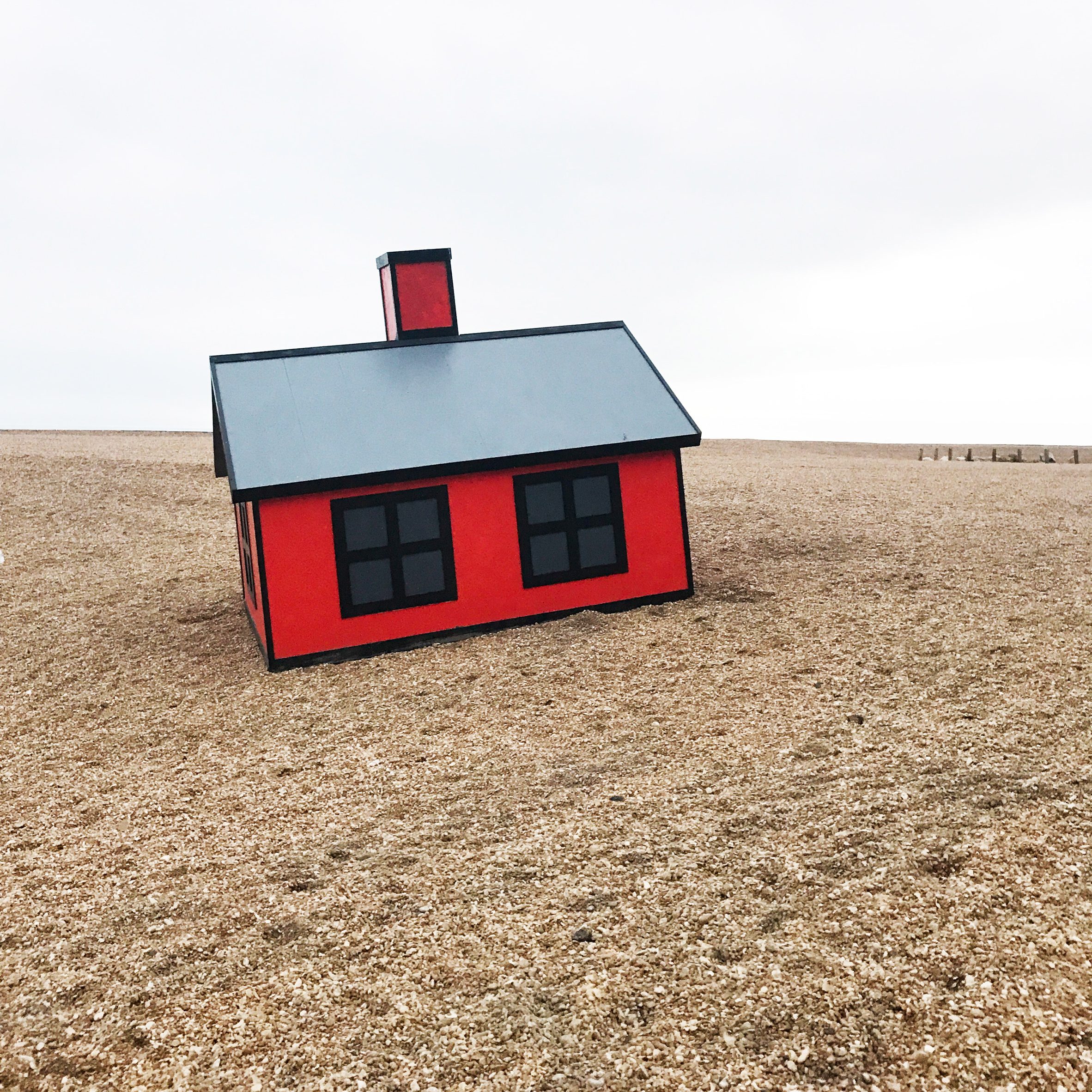 Richard Woods installs cartoon bungalows around Folkestone as a comment on the housing crisis-11