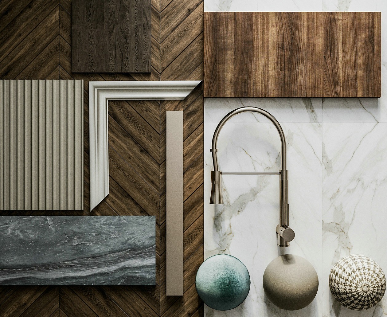 53㎡原木+蓝色 掀起席卷夏日的迷人风暴-0