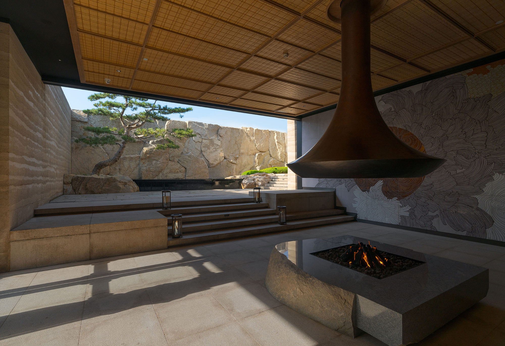 悉昙酒店部分庭院及公区设计丨丈山造园设计事务所-124