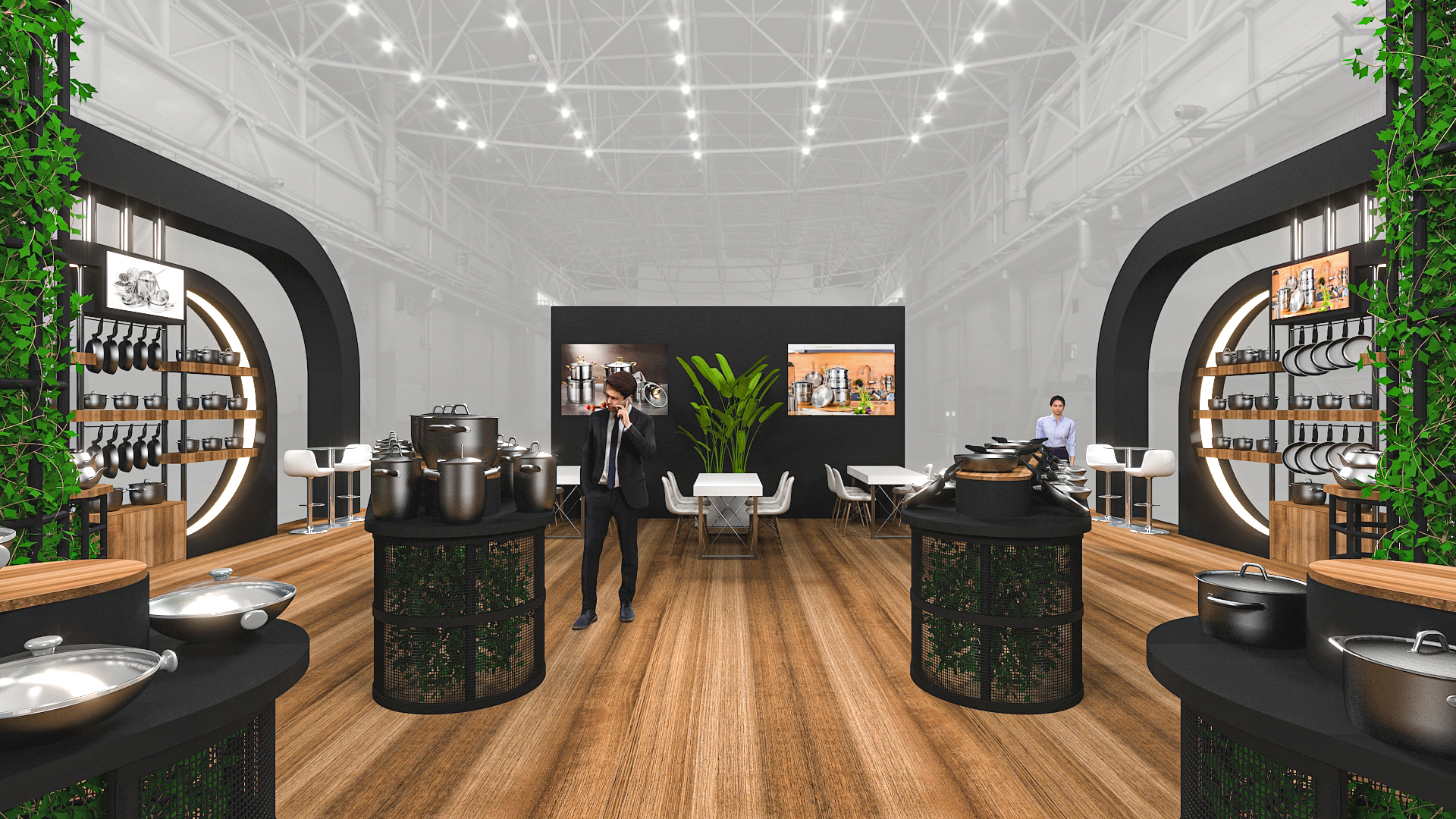 GORGEL STAINLESS STELL BOOTH DESIGN-11