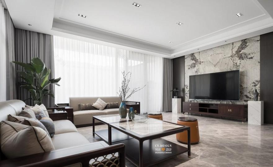 川页空间设计 | 现代简约别墅,诠释生活品质与自然美学-2