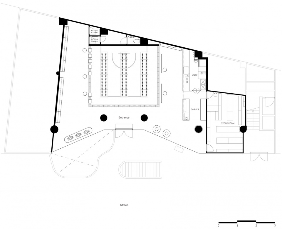 原宿 Jordan 品牌店室内设计丨日本东京丨SAKUMAESHIMA-34