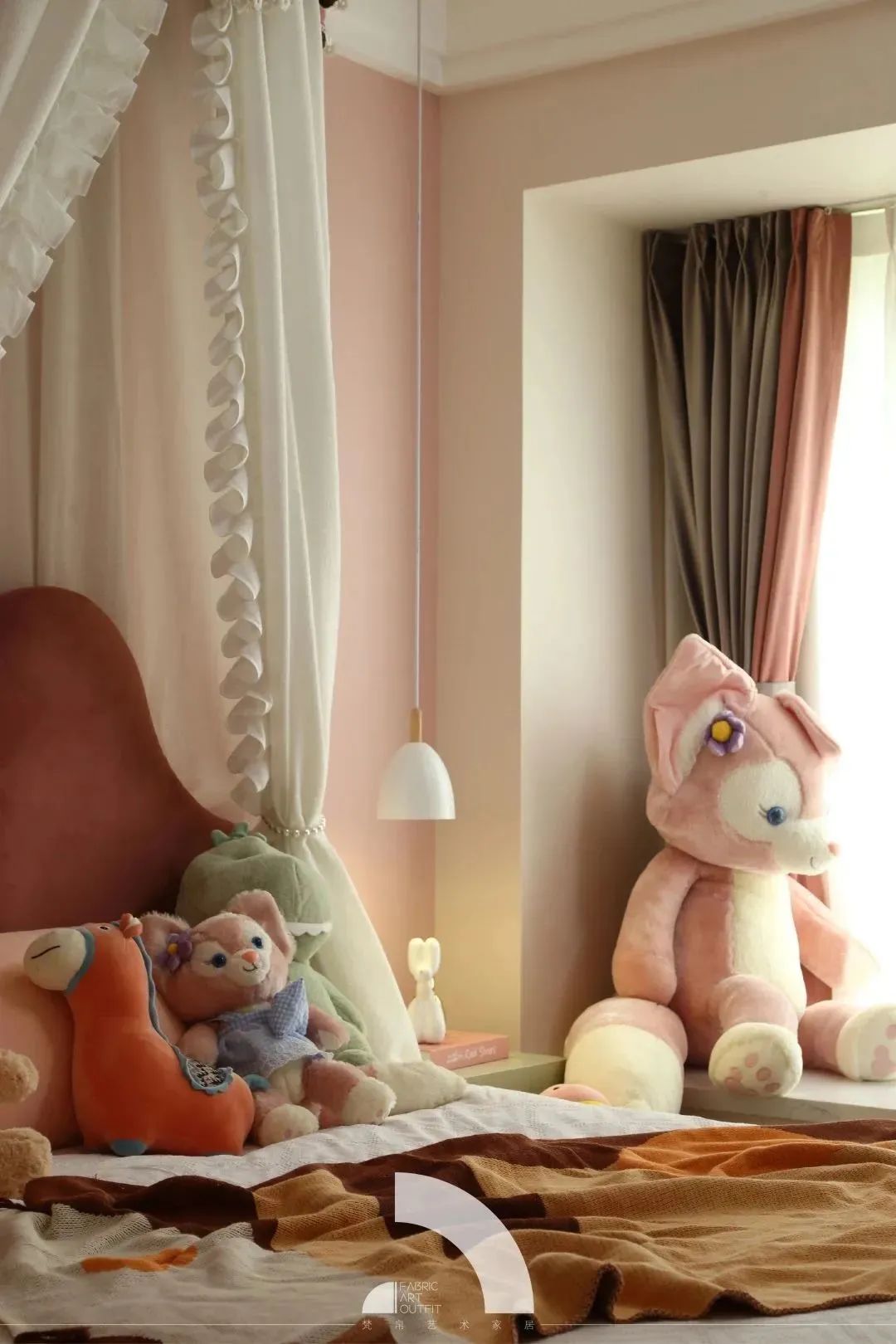 梵帛艺术「焦糖可可」糖果色中古风家居设计-54