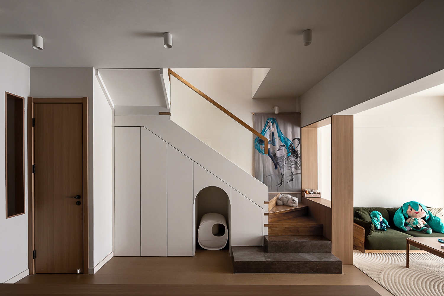 带着猫一起住进 LOFT！丨中国合肥丨黟木空间设计-28