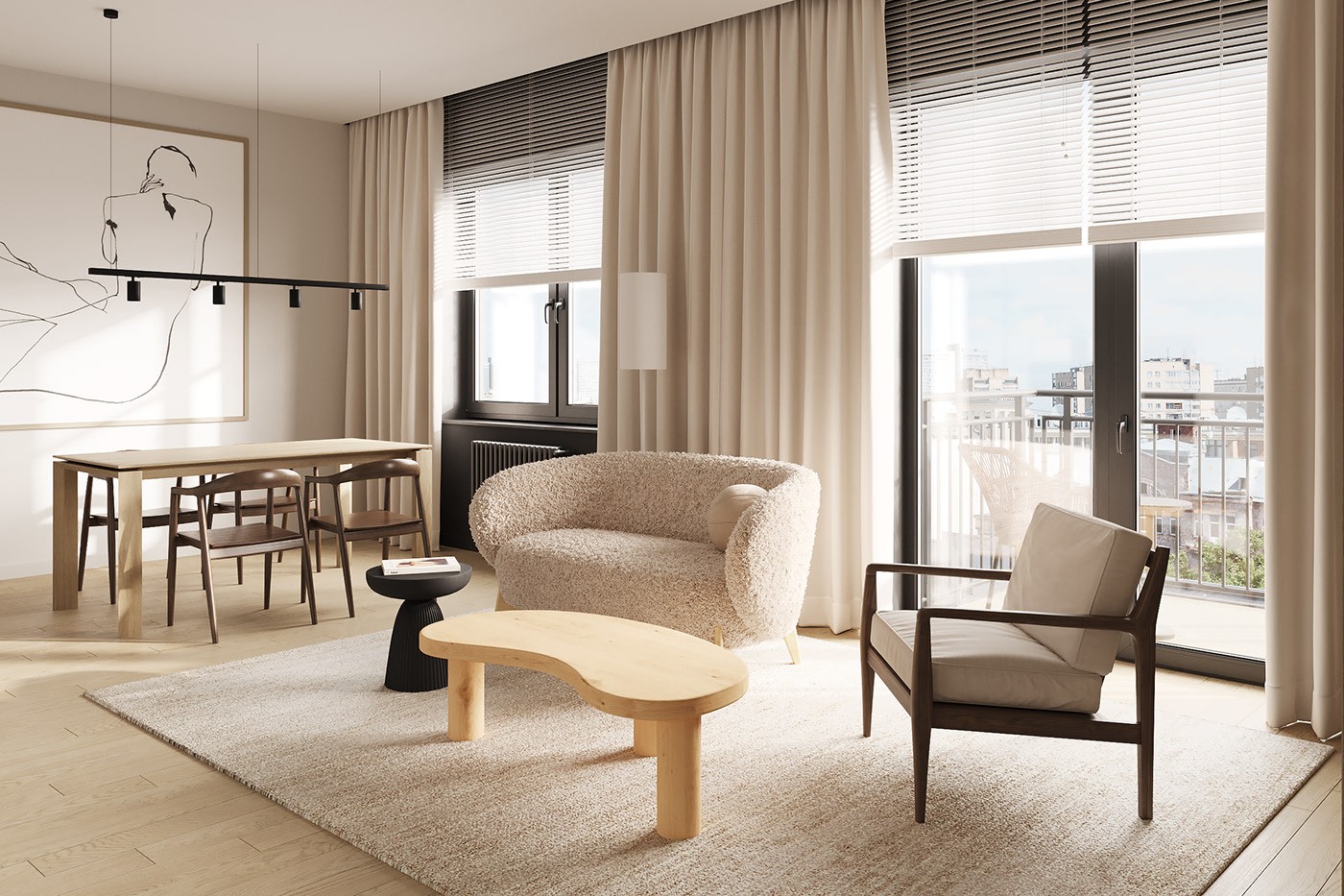 原木风公寓设计 既温馨又舒适-5