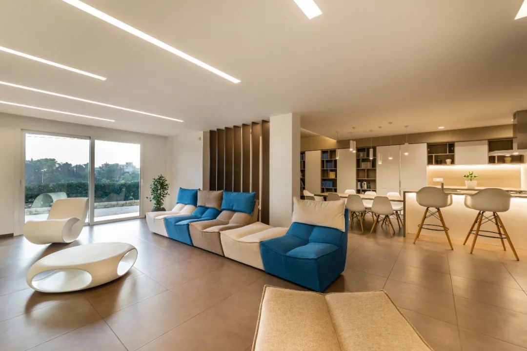 地窖变优雅别墅起居室丨意大利丨Salvatore Spataro Architetto-13