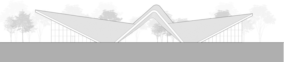 阆中赛城游客中心 | 山水间的现代飞翼-76