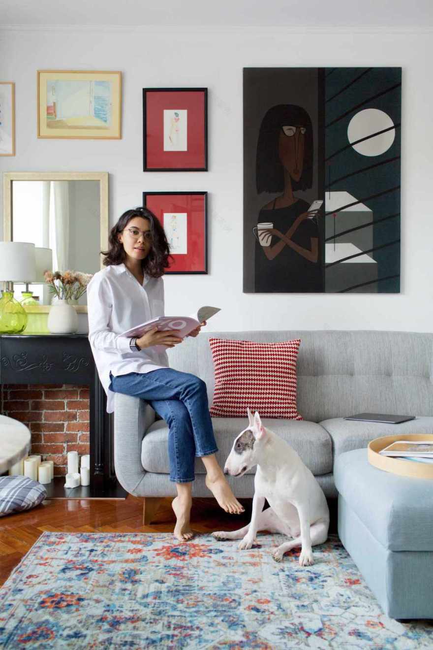 电影风格的家 · 88㎡经典现代住宅丨哈萨克斯坦阿拉木图丨埃琳娜·穆萨库洛娃-2