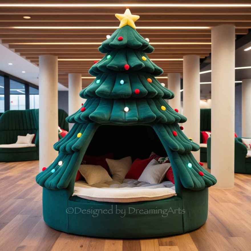Christmas Tree Lounging Den(圣诞树休闲窝)丨FuturisticDecors-84