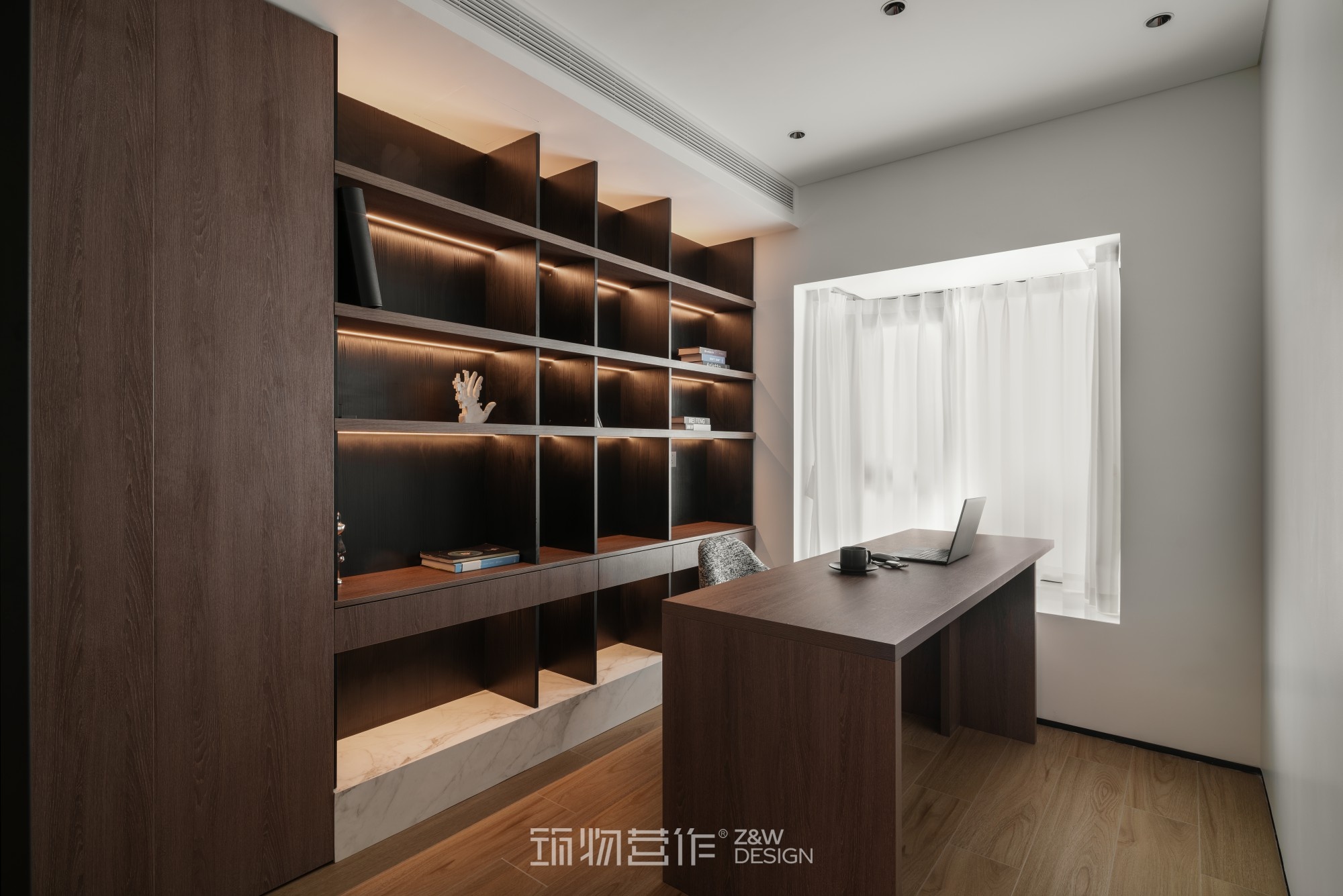 筑物营作实景｜美丽沙200㎡现代意式优雅风-36