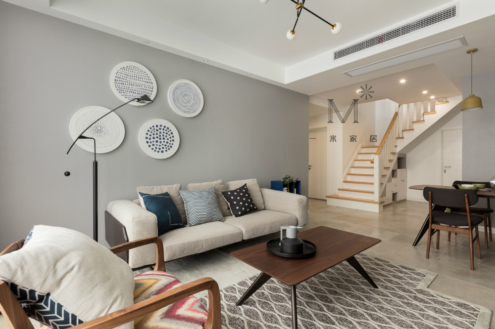 一米家居打造 150㎡现代简约清新空间-9