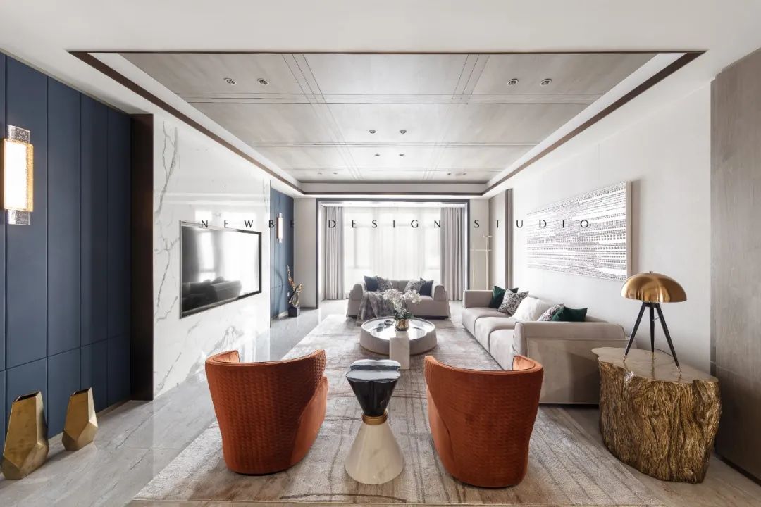 未来浪漫叙事 · 275m²轻奢混搭婚房设计丨刘丹萍,张一茜-15