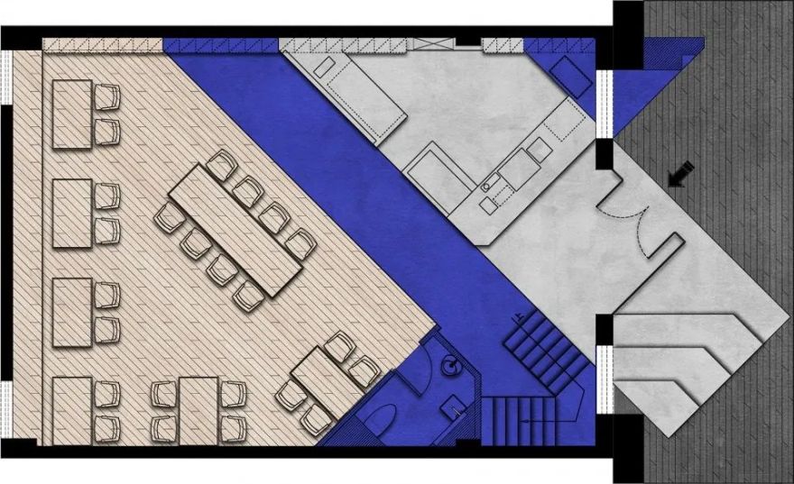 理想之蓝咖啡丨中国青岛丨青岛开尺设计事务所-40