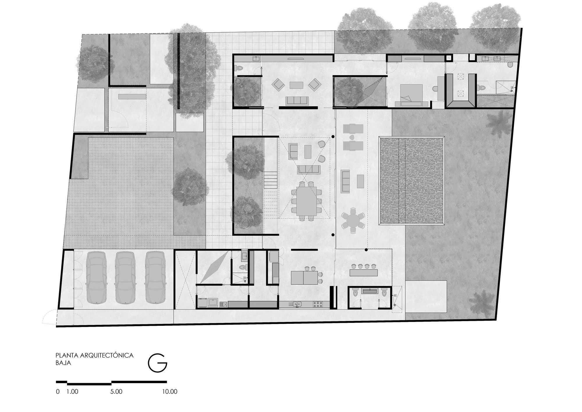 墨西哥 SM 住宅 | 自然与私密并存的室内设计-40
