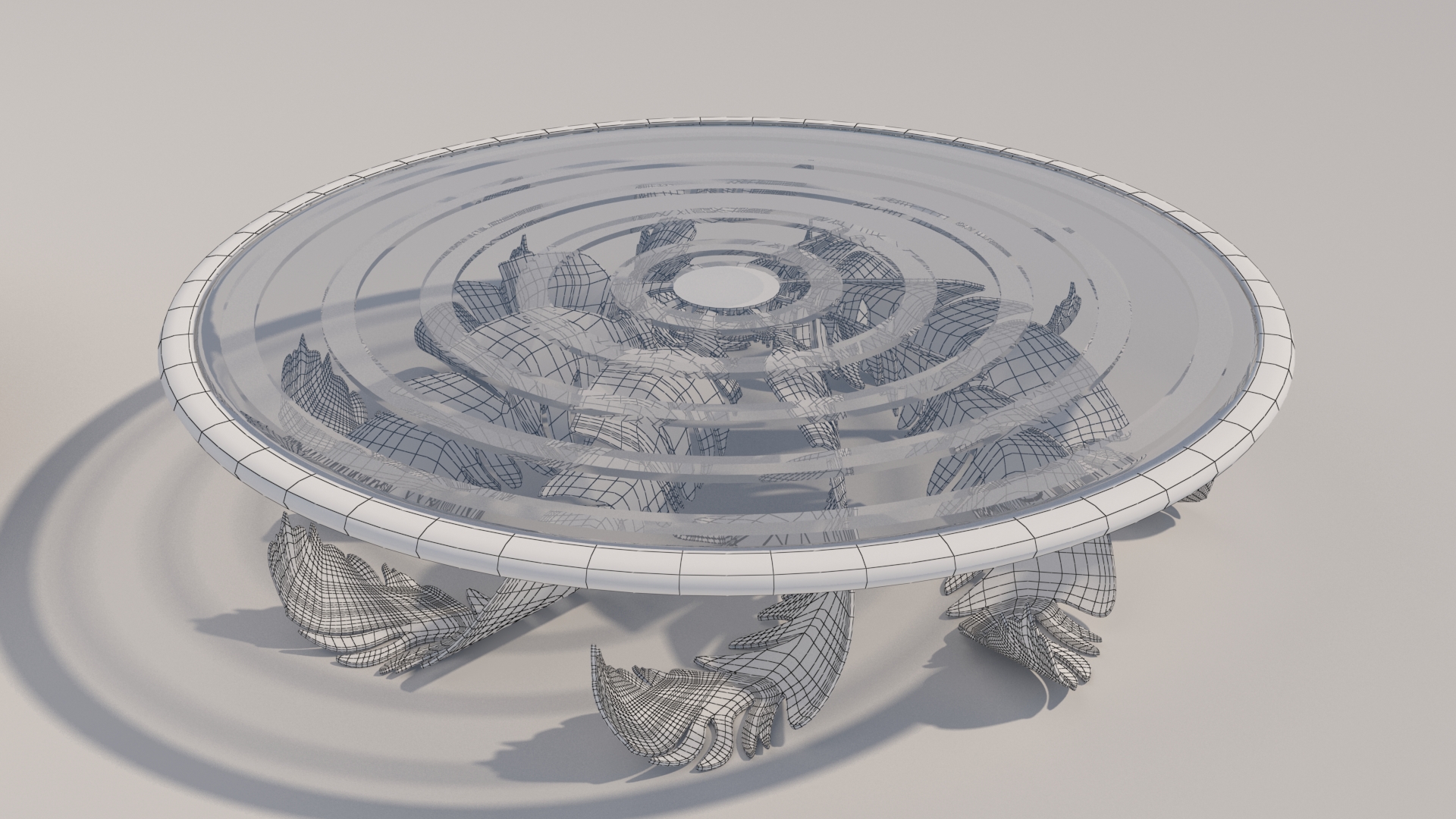 欧几里得鸟羽毛桌子-18