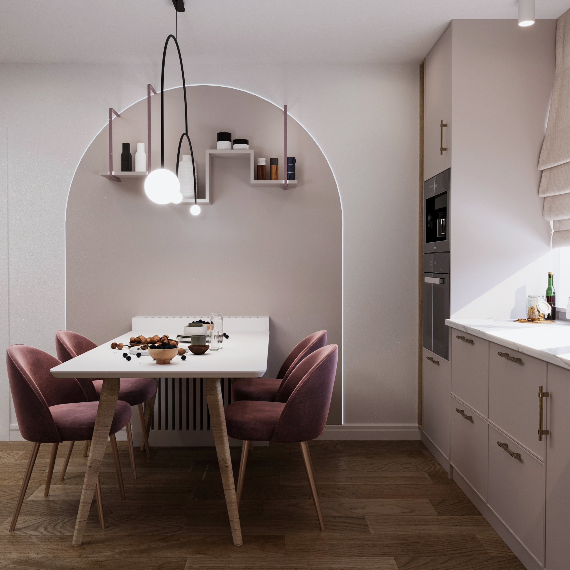 Pink Accents Apartment-5