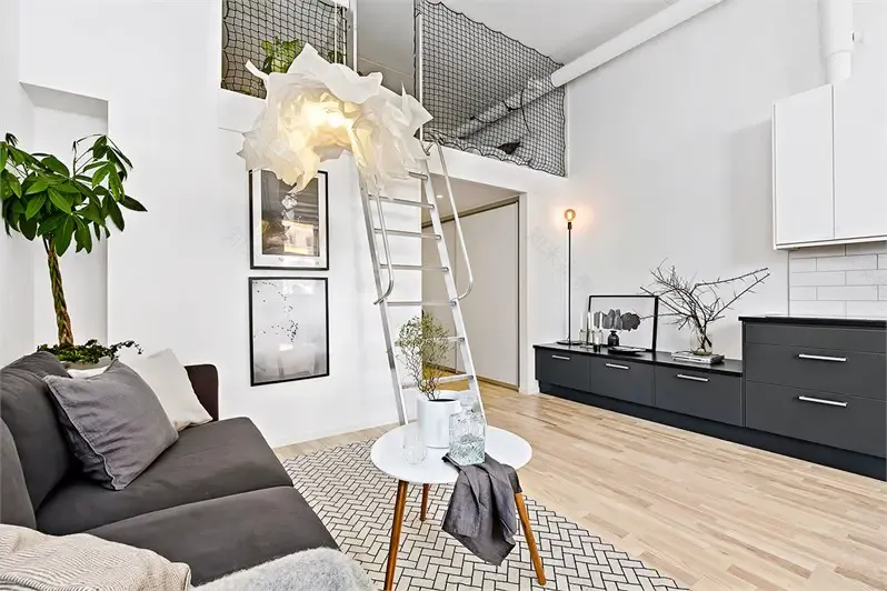 巧妙设计 | 公寓卧室变空中阁楼-7