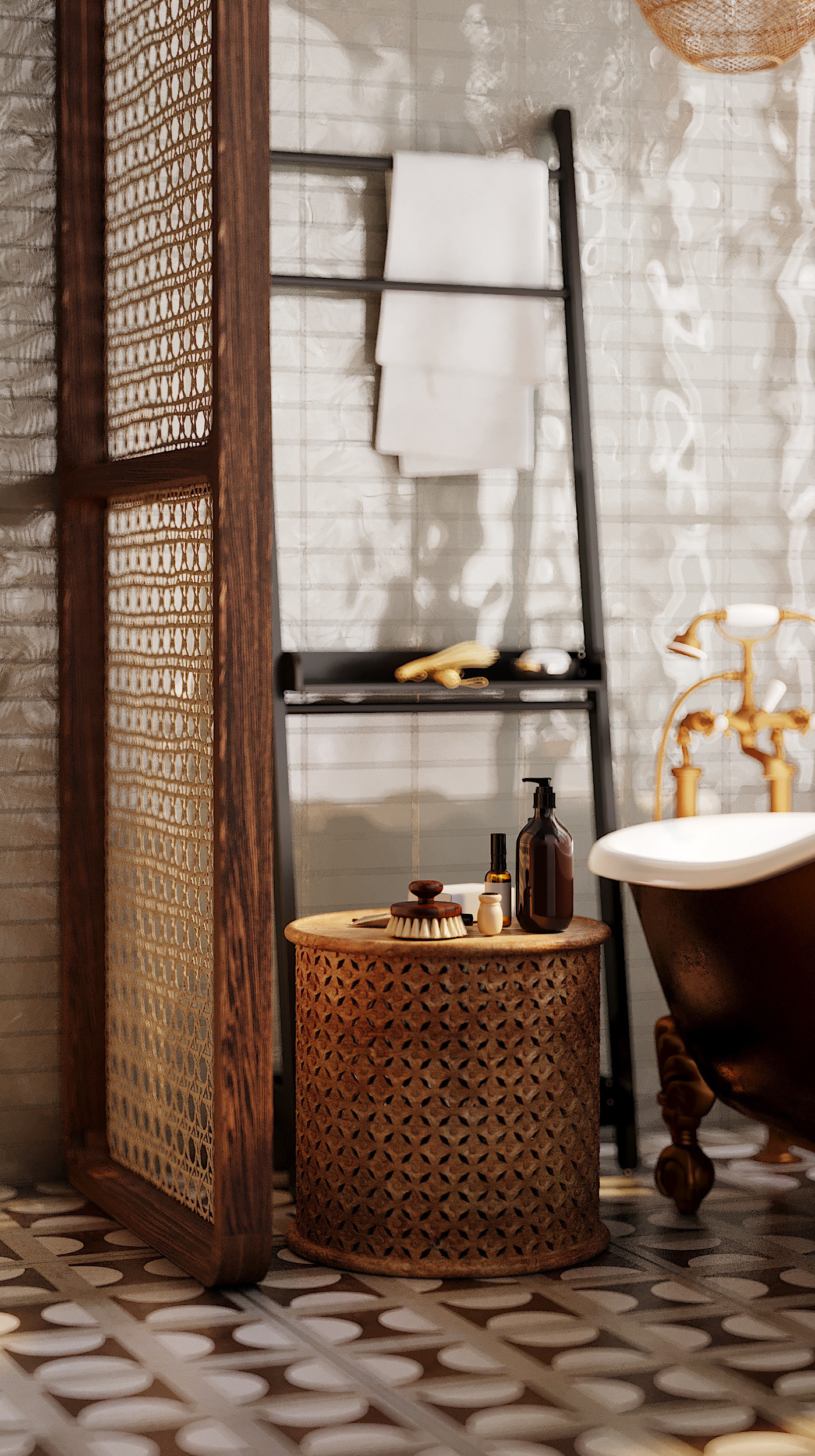 浴室工程 米色丨Alina Gordienko-5