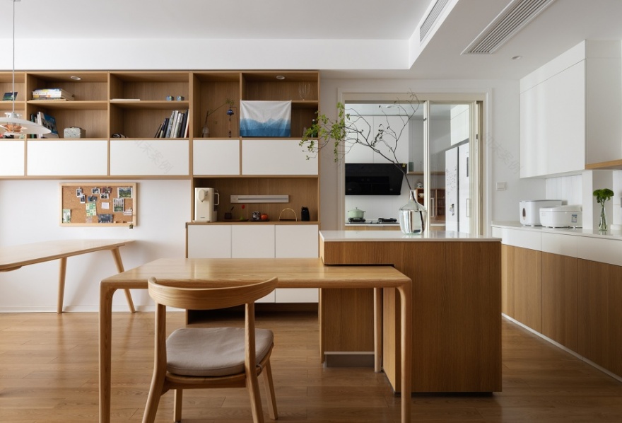 抽象美学融入景观设计师婚房,拓扑几何打造诗意空间-12