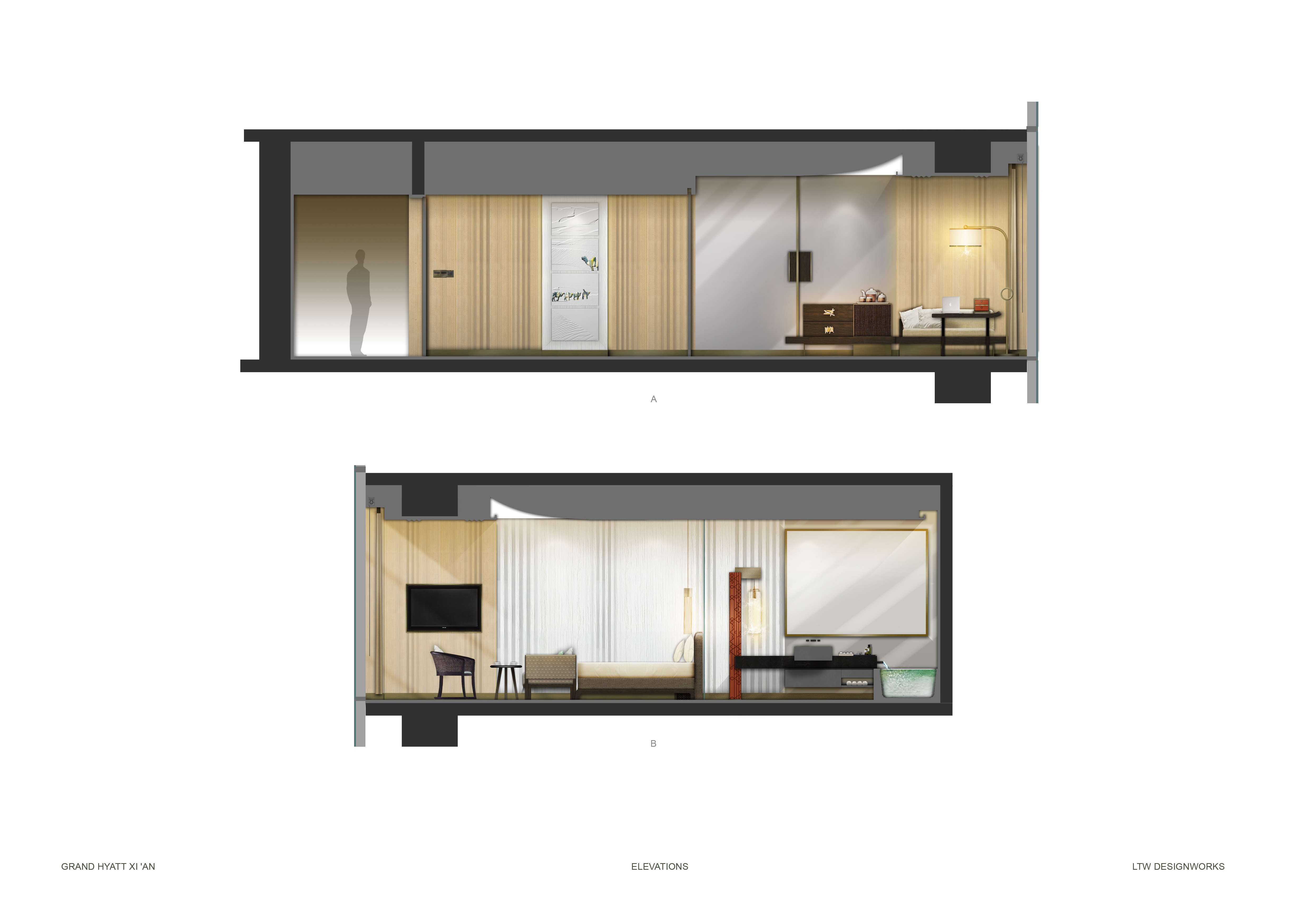 LTW  西安君悦酒店客房方案10 27P 95M-1