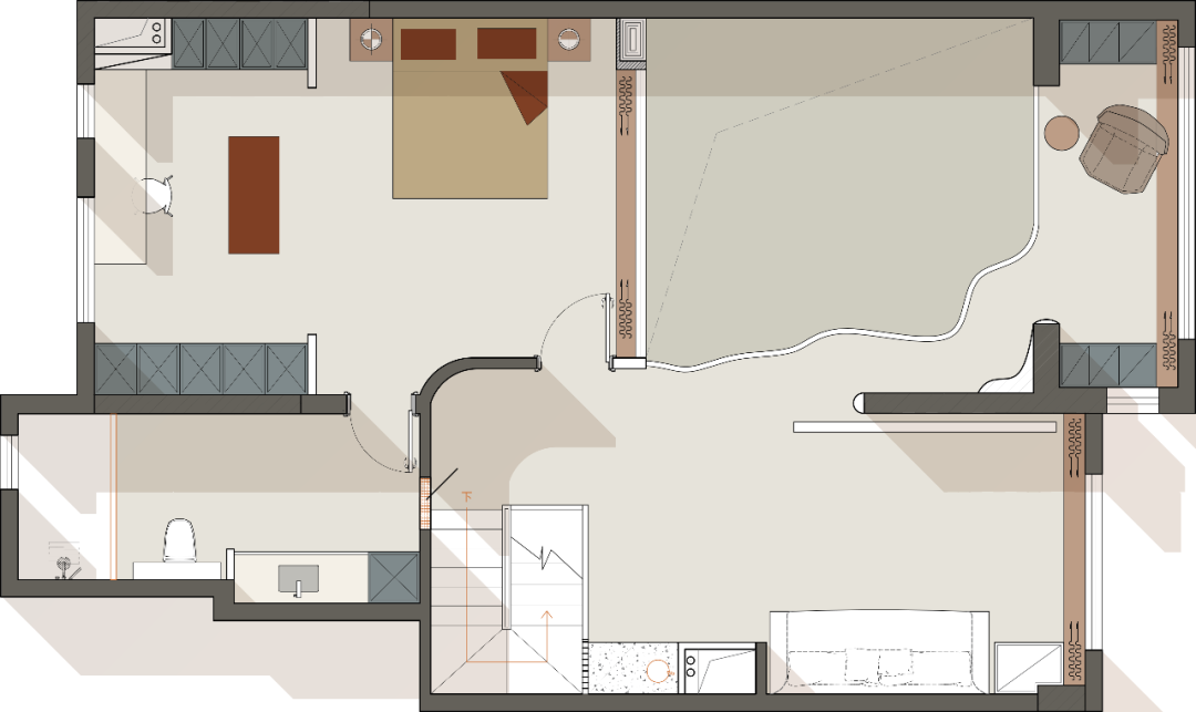 现代轻奢叠拼住宅丨杨文标-30