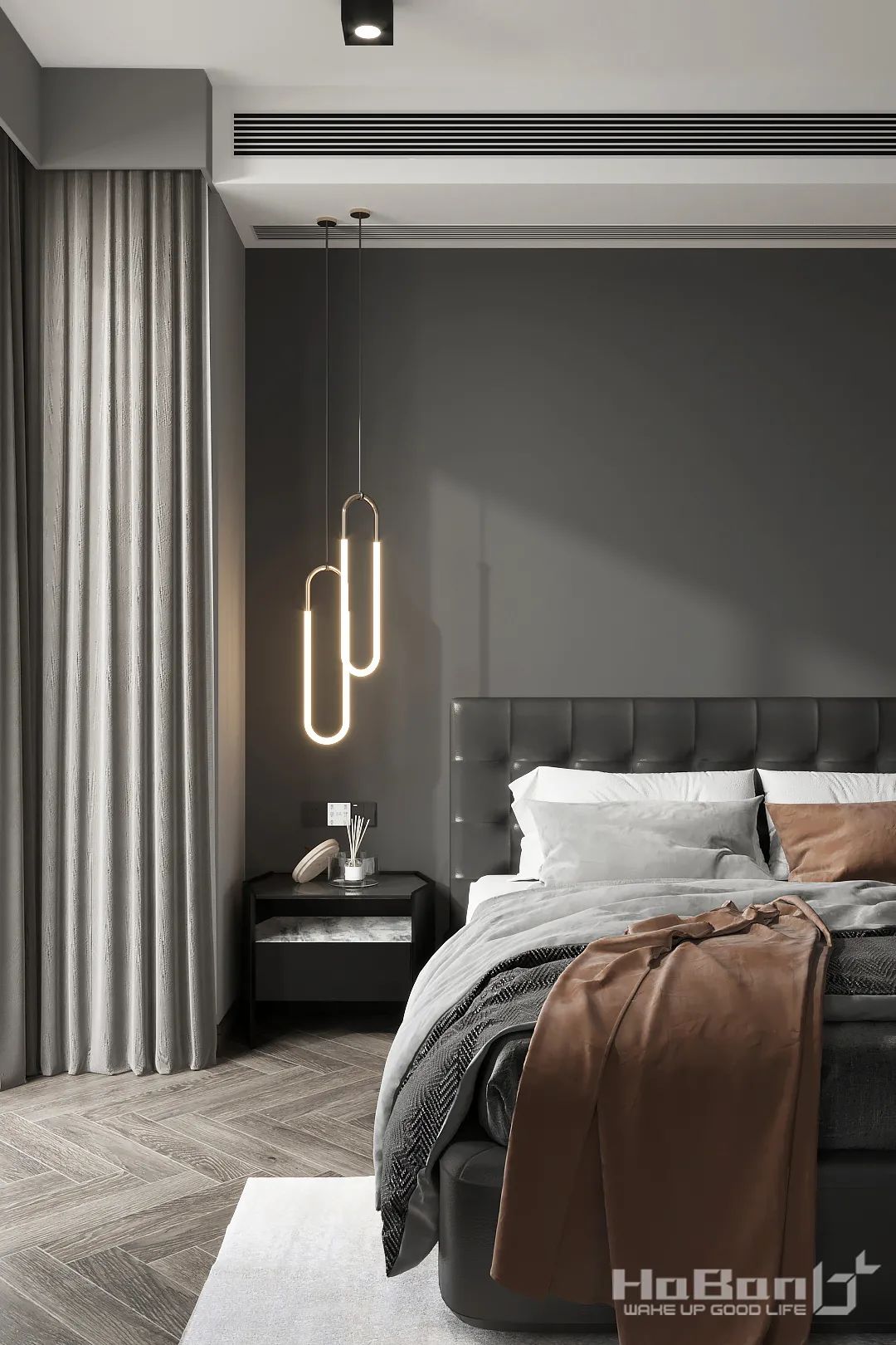 城南名著 127㎡现代黑白空间，藏家的精致生活-37