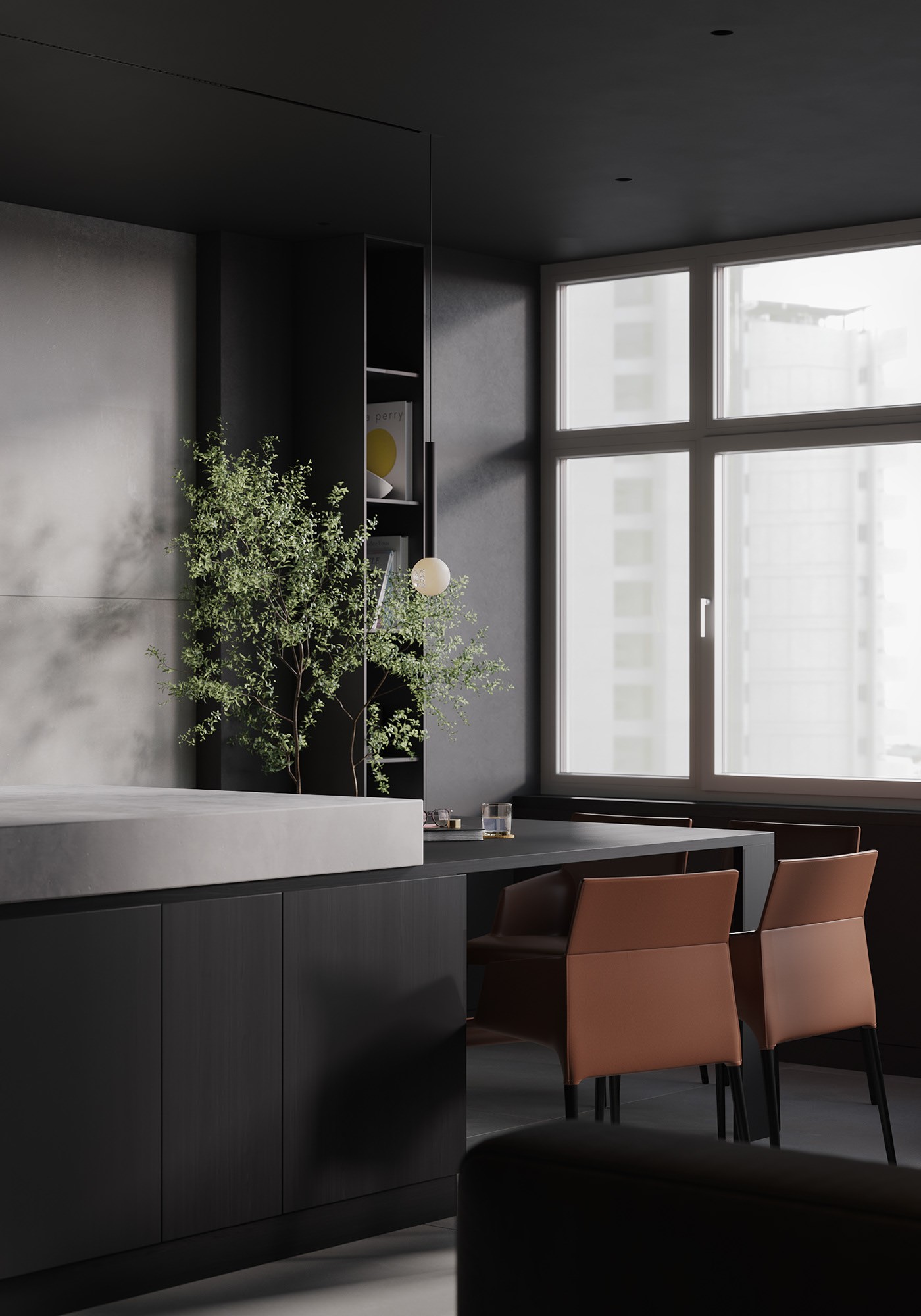 高级黑色系住宅设计 超酷-9