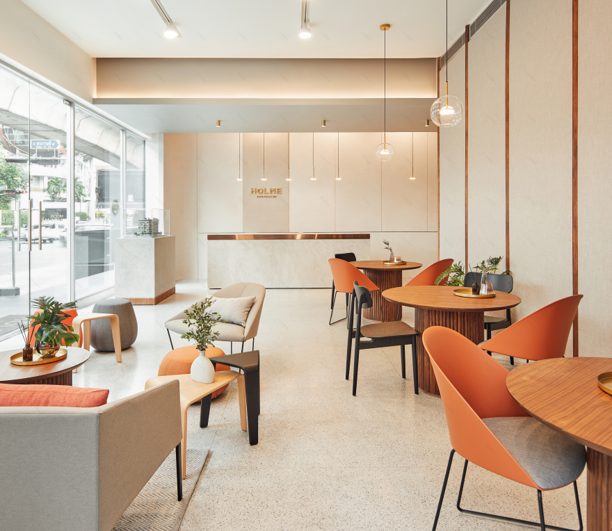 曼谷 Holme 展示厅 | 自然材质演绎新奢华概念-11