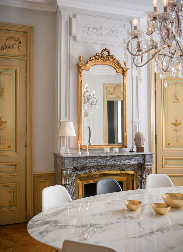 巴黎优雅古典公寓设计-7