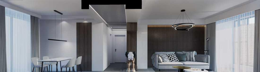 
80m²平层公寓 有温度的三口亲子之家 -0