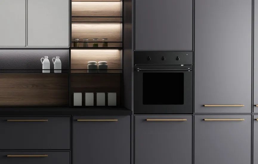 2020年欧派新品黄金海岸橱柜，工业风也有不一样的柔和！-32