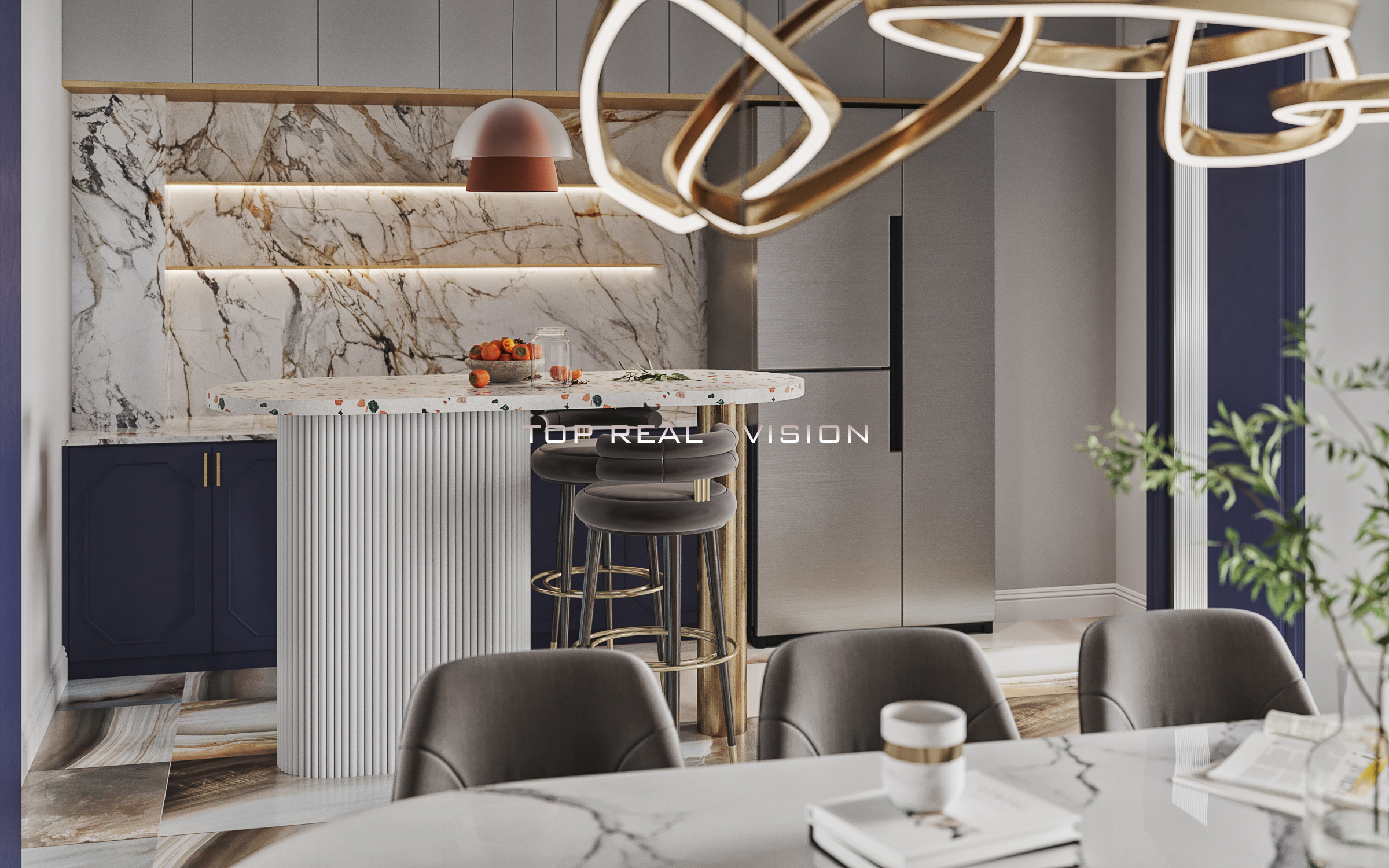 轻奢风小户型法式设计，CR PSCC 打造浪漫空间-6