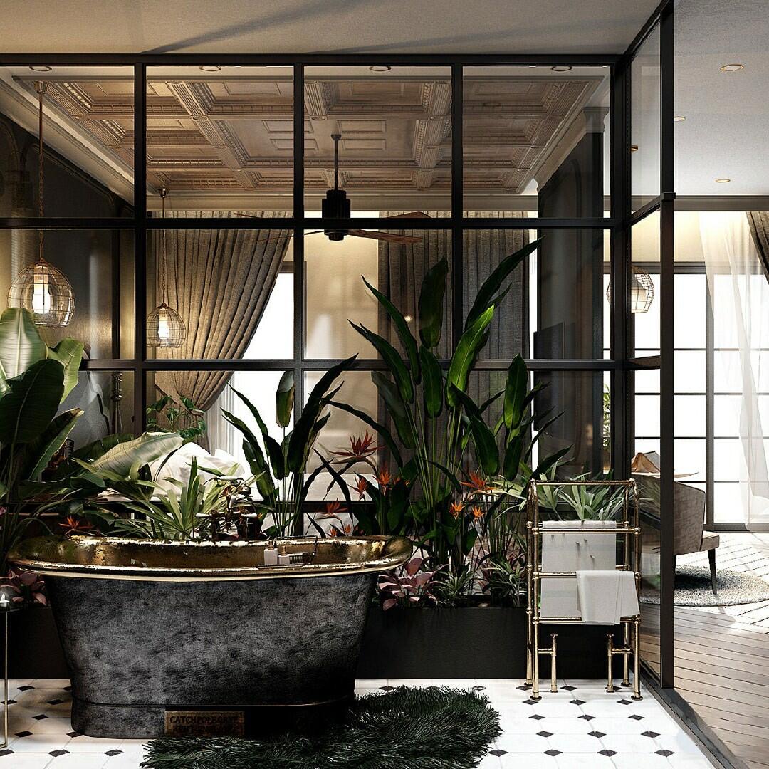 暗色调美式格调室内设计-6