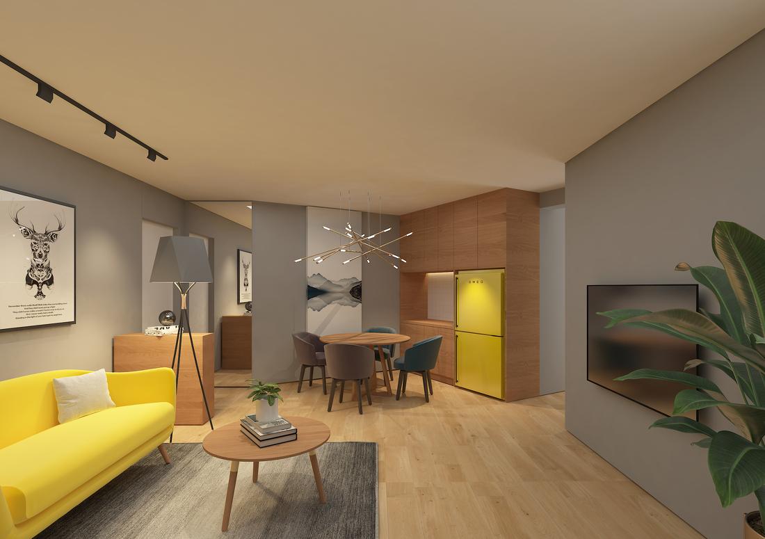 简约宜居，功能齐全的现代家居设计-0