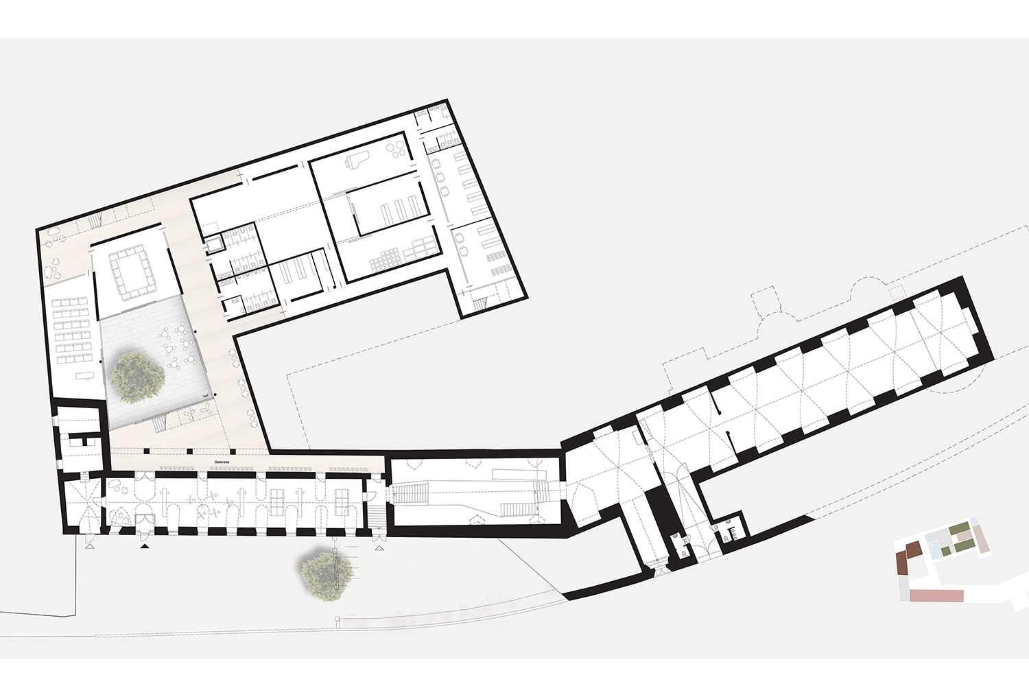 盖恩法恩城堡音乐学校丨SWAP Architektur,与archipel合作-19