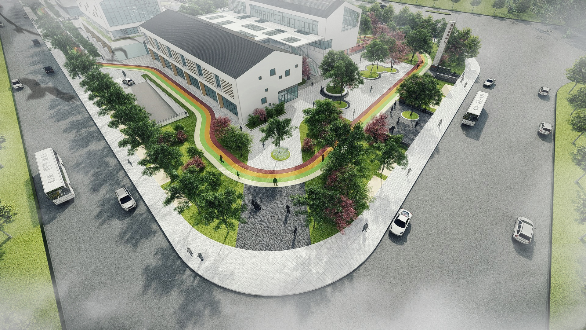 邻里中心景观设计-0