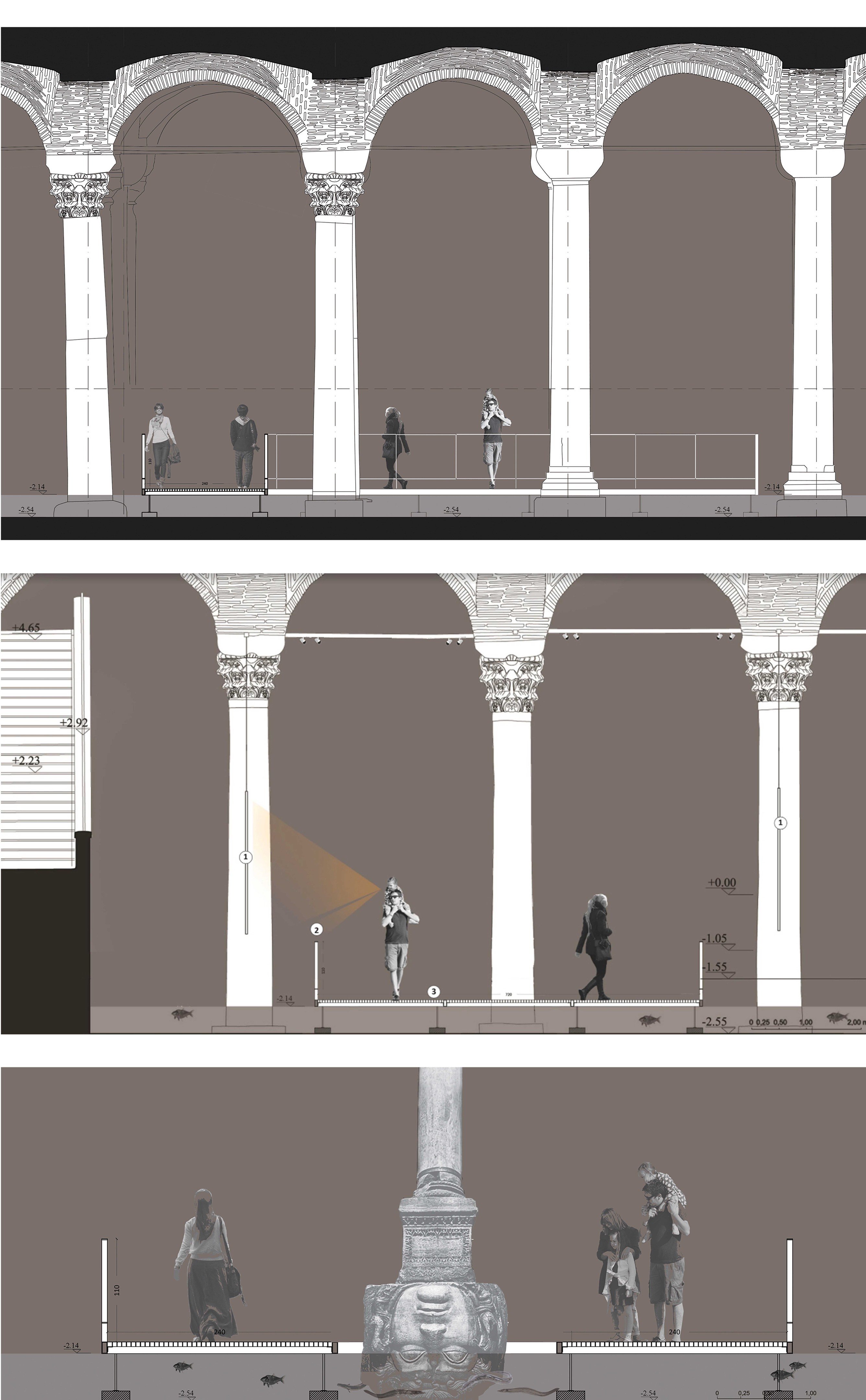 伊斯坦布尔地下水宫殿修复丨土耳其伊斯坦布尔丨伊斯坦布尔工作室等-32