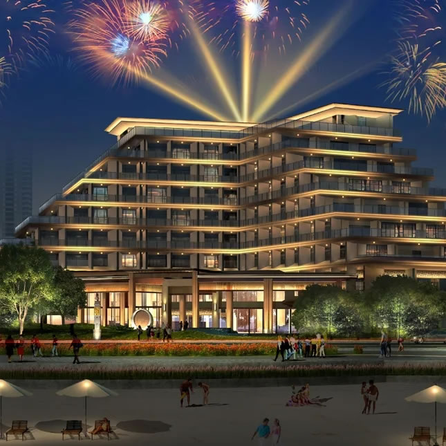 北海高德滨海文旅综合体项目灯光设计丨华建集团建筑装饰环境设计研究院-21