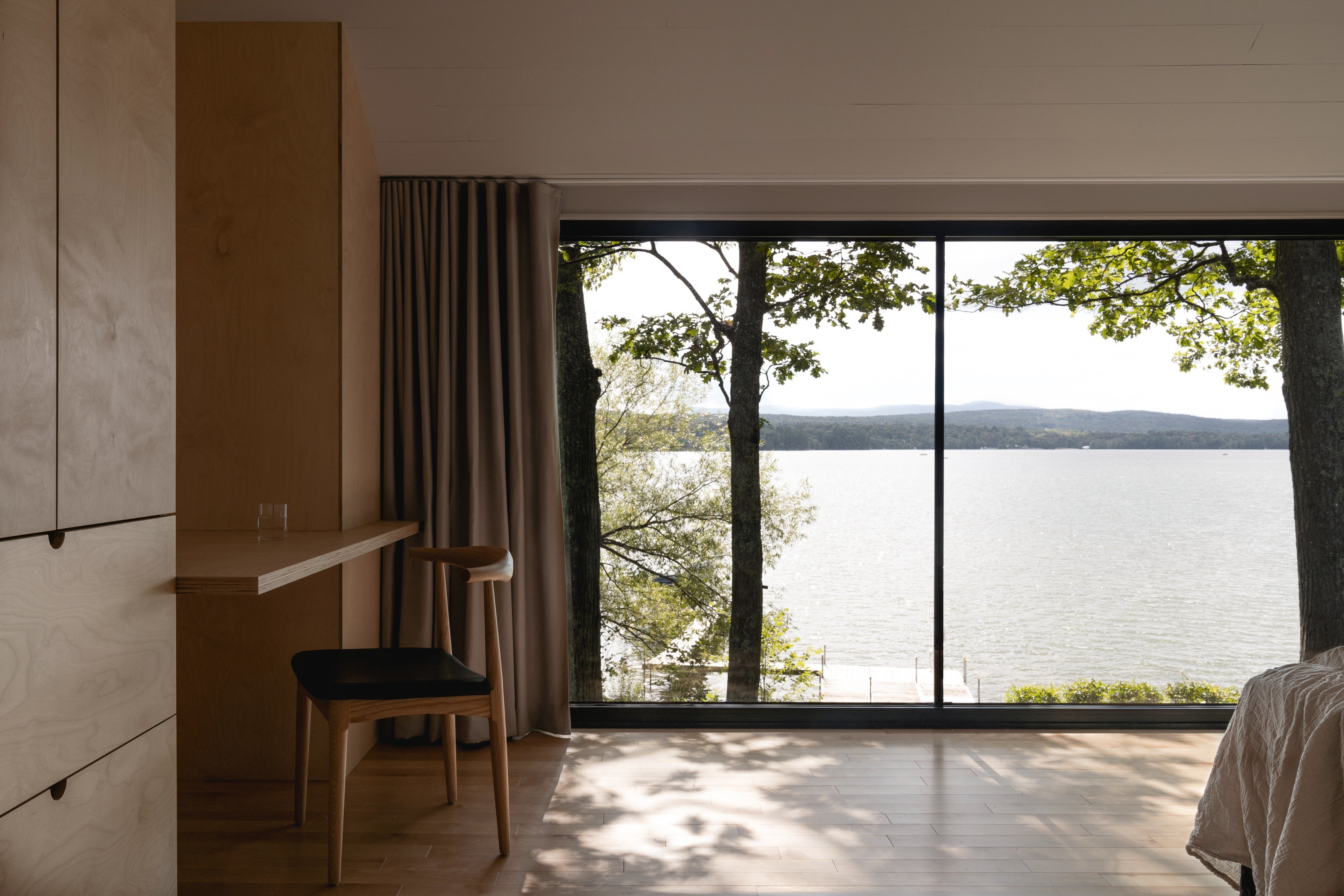 魁北克湖畔绿色别墅丨加拿大魁北克-22