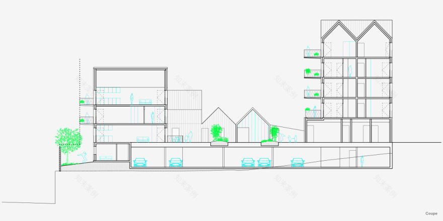 40套社会住宅组成的村庄项目丨法国利摩日丨CoCo architecture等-8