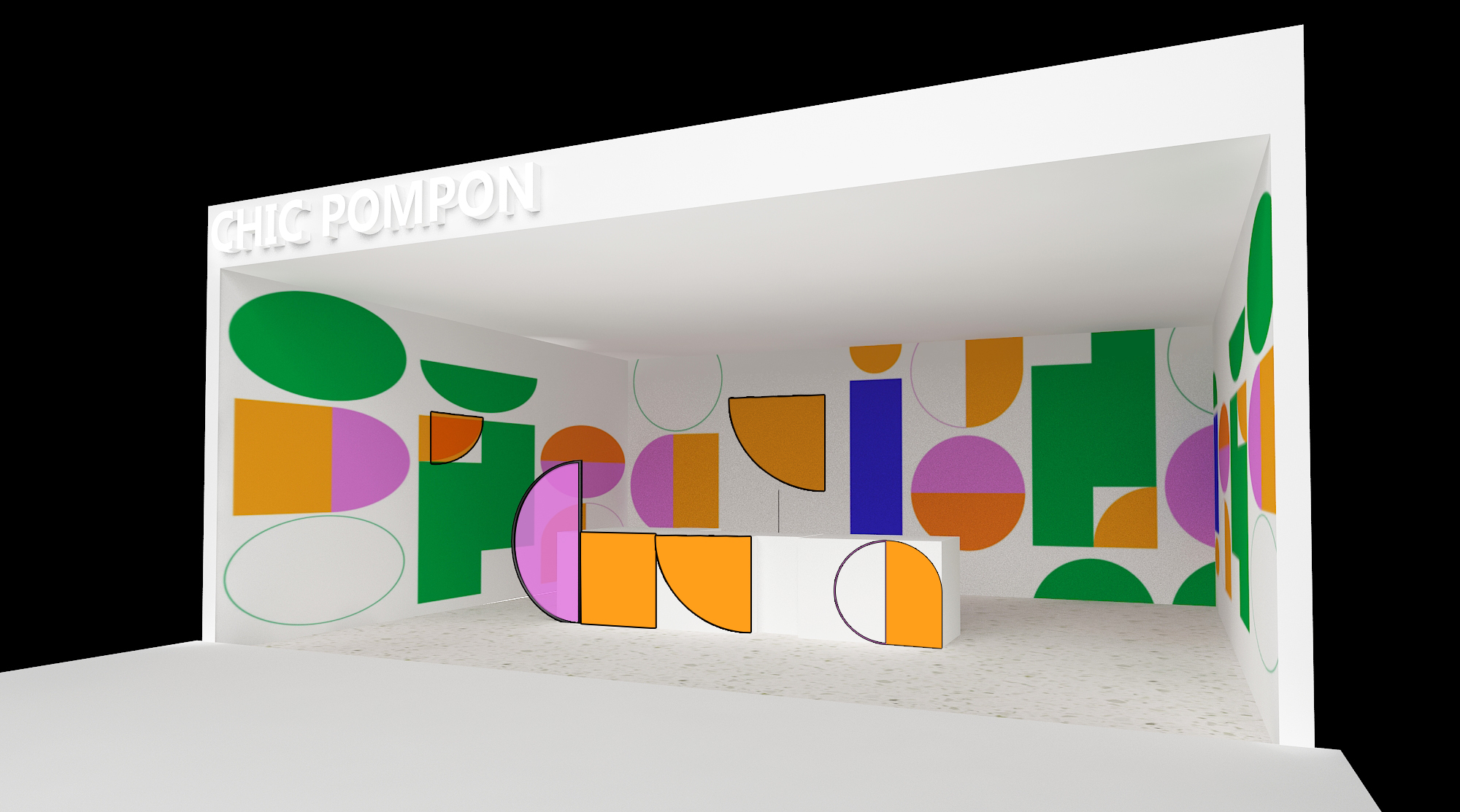 CHIC POMPON 品牌概念终端-39