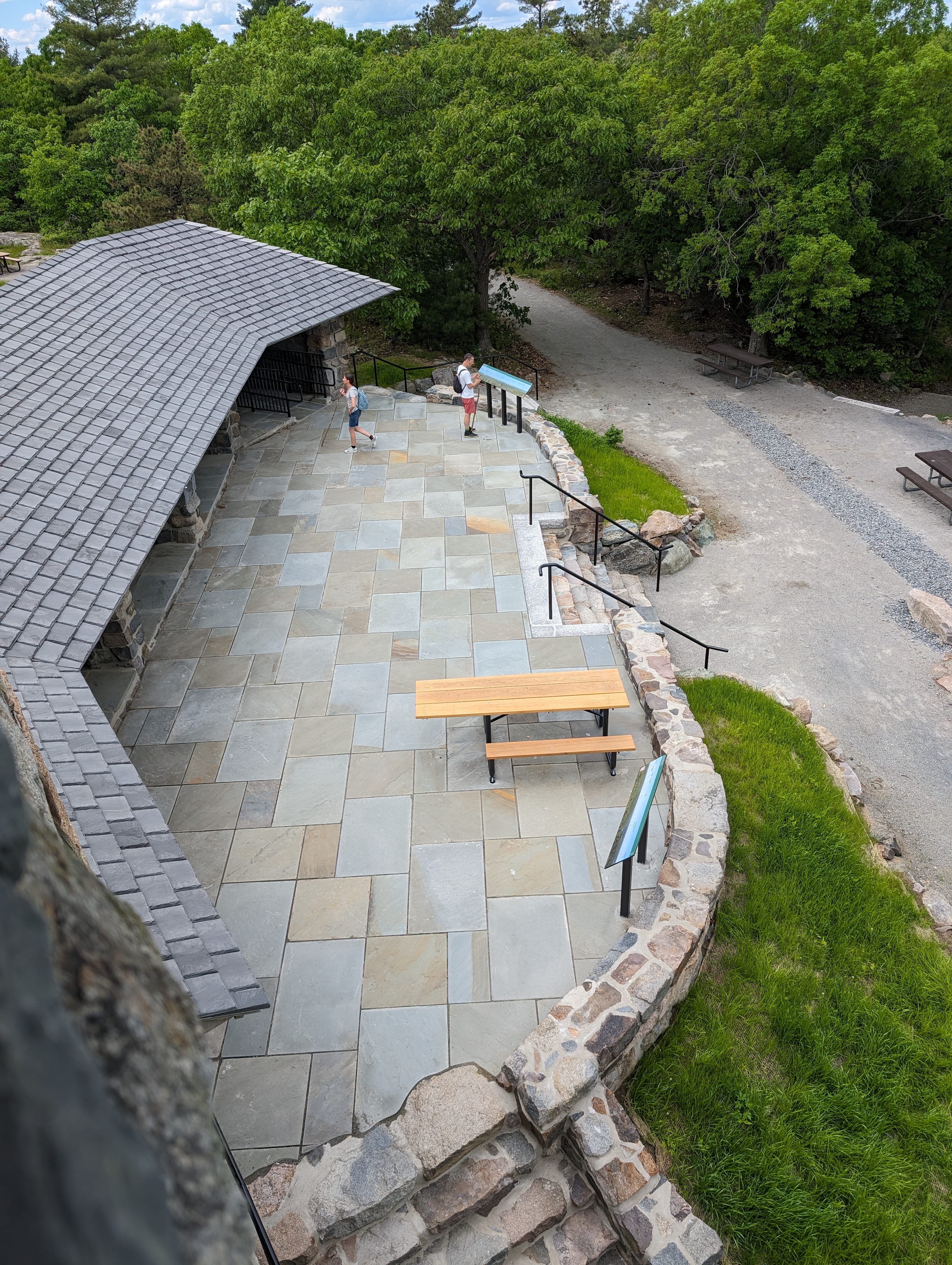 ELIOT TOWER MASONRY AND EROSION REPAIRS - Dodson & Flinker - Landscape Architecture and Planning-6