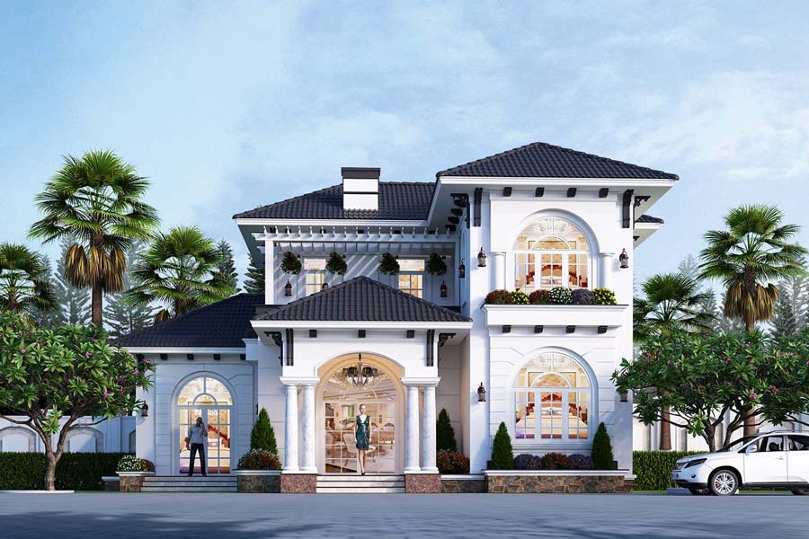 35套二层坡顶别墅设计方案丨NEOHouse vn-4