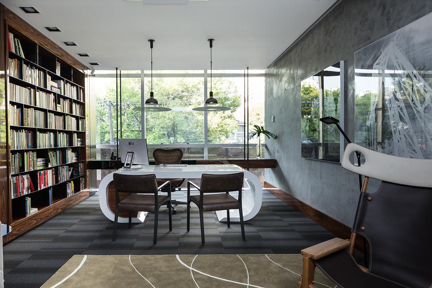 巴西 Andrade Maia 律所办公室设计，现代简约的室内空间-11