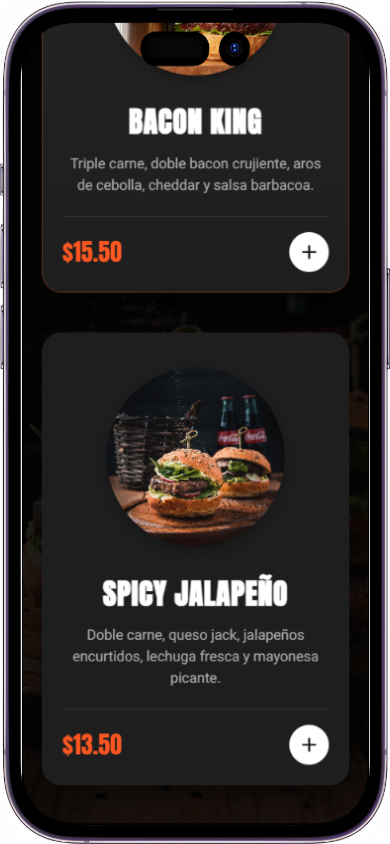 UI Concept – Menú Digital Urban Smash-3