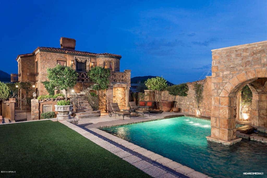 Medieval masterpiece: Italian-inspired gothic villa in Scottsdale-47