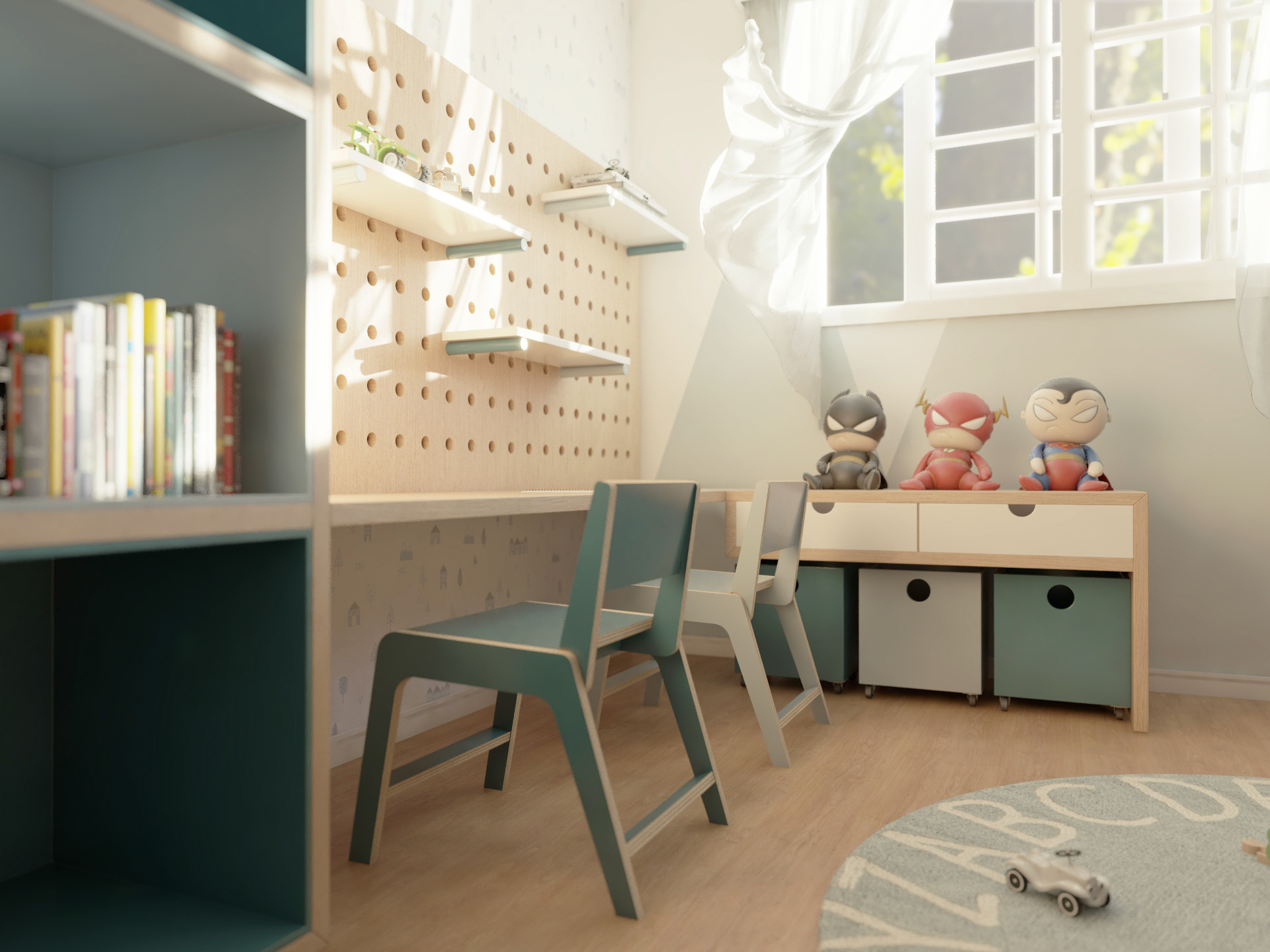 布鲁诺和卢卡斯的房间丨ISABELLA N.C-3