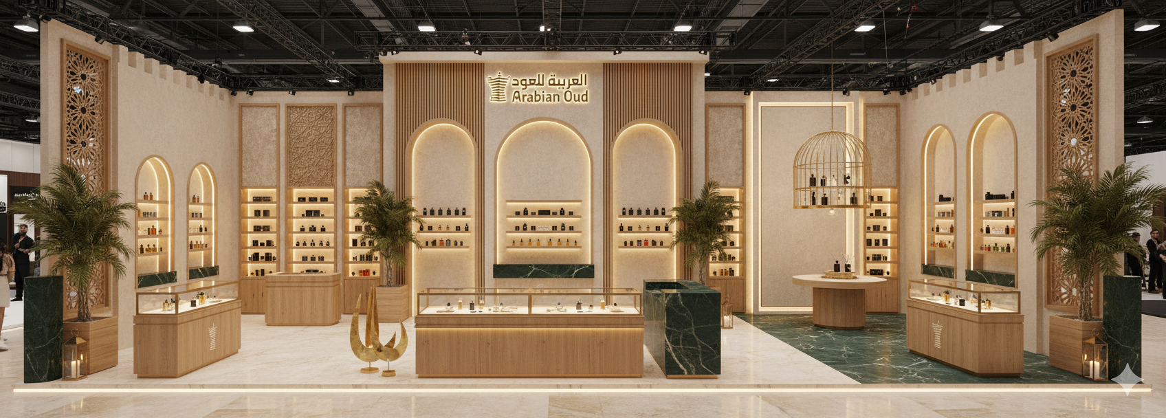 AI Arabian Oud Concept trade show , exhibition , booth-6