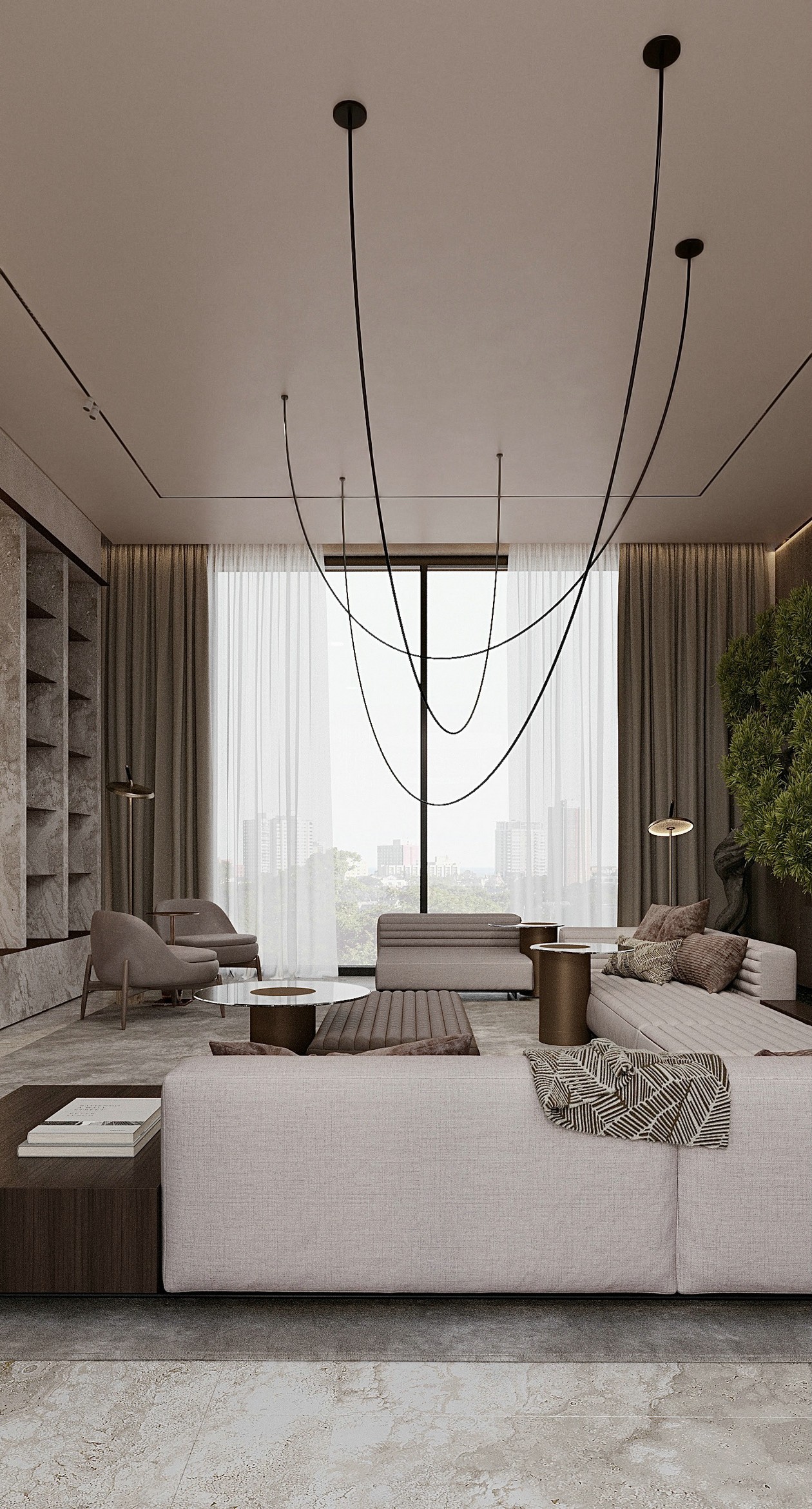 灰色系别墅设计 高级精致范儿！-6