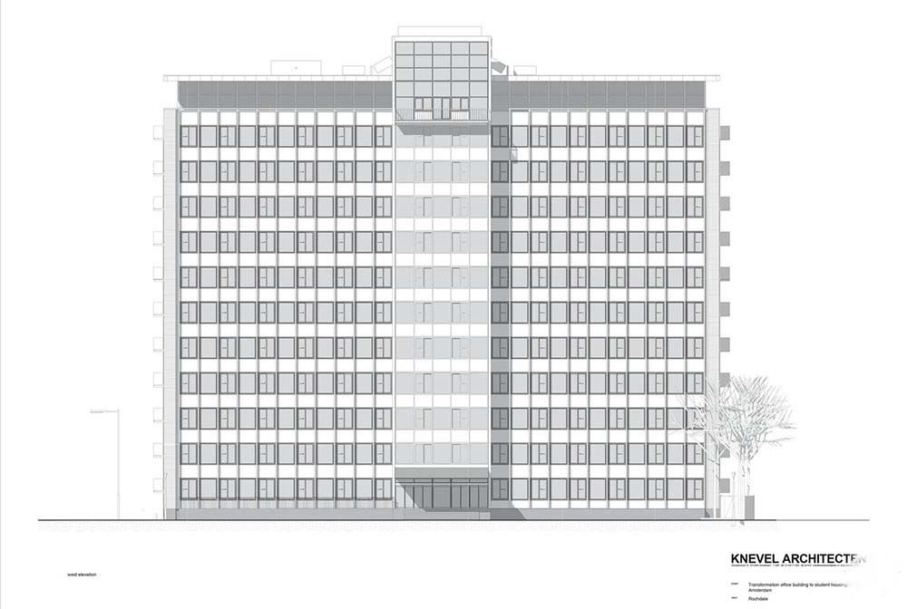 荷兰办公大楼变身高品质学生公寓-21